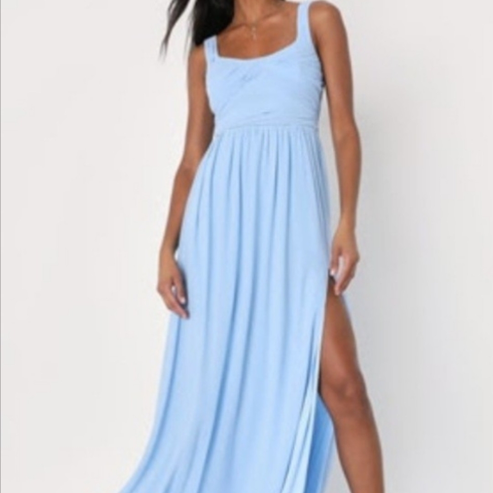 Blue Lulu Maxi Dress Worn Once